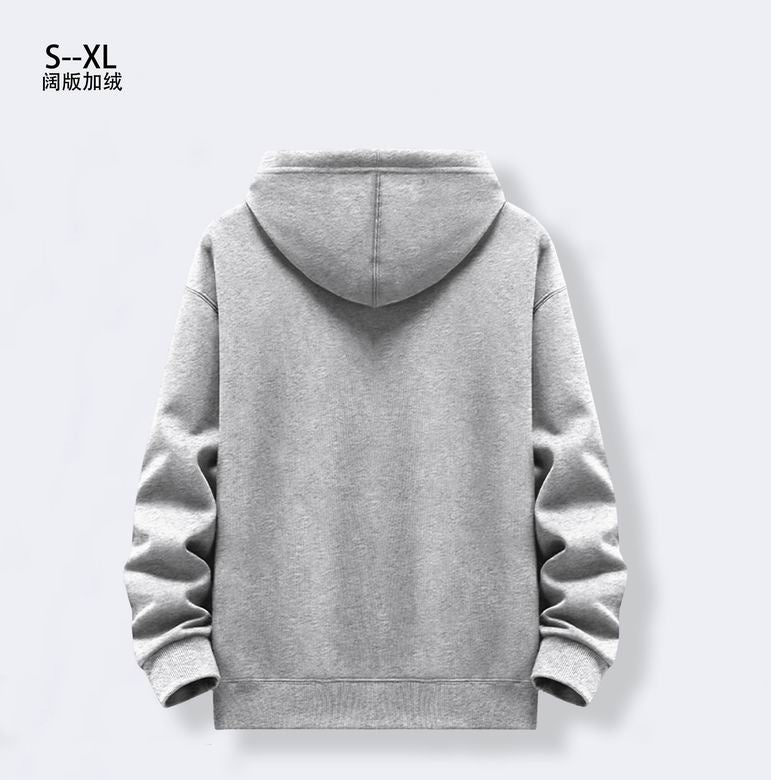 Prada Gray Hoodie With Iconic Red Triangle Logo And Cozy Hooded Design