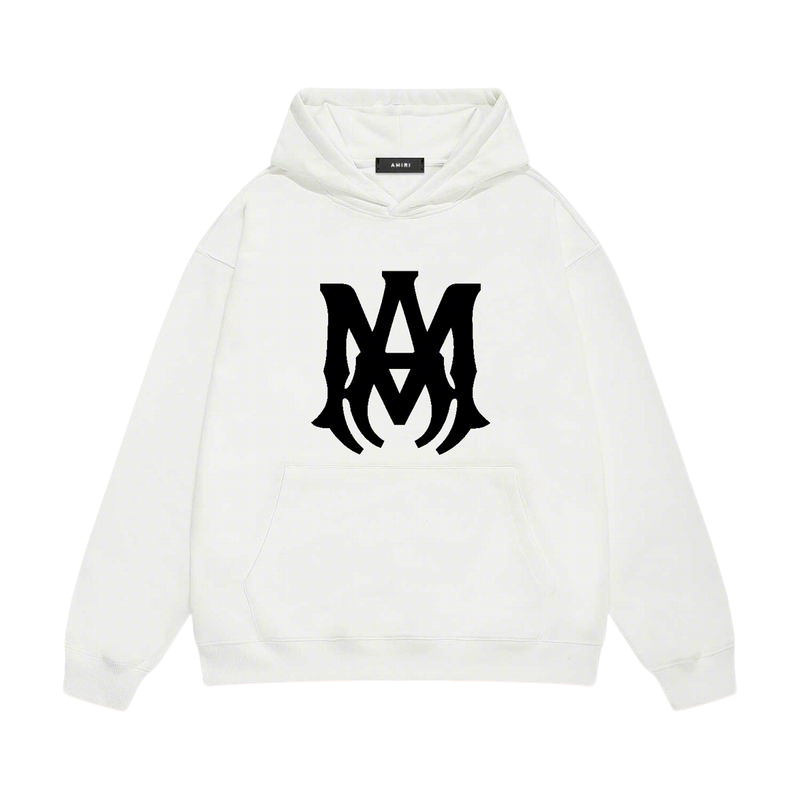 AMIRI Hoodie With Bold Black Logo Design For Edgy Fashion Statements