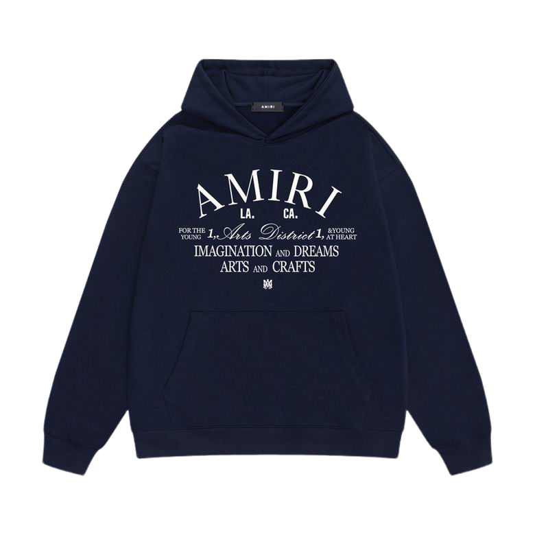 AMIRI Hoodie With Artistic Text Print for Fashion - Forward Streetwear Looks