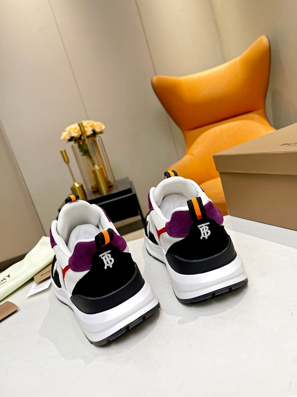 Burberry Color - Block Sneakers For Vibrant Casual Fashion