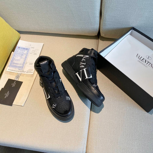Valentino Men's Luxury Sneakers Fashion Mesh Design Casual Athletic Shoes