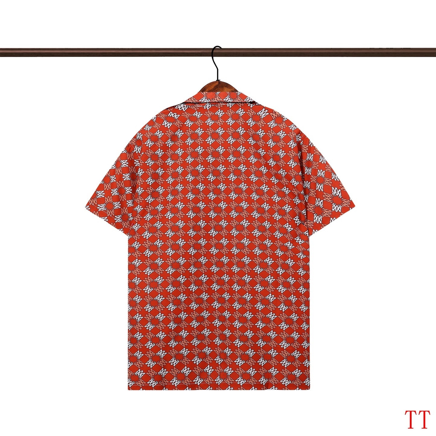 Men's AMIRI Red Patterned Short - Sleeve Shirt And Shorts Set