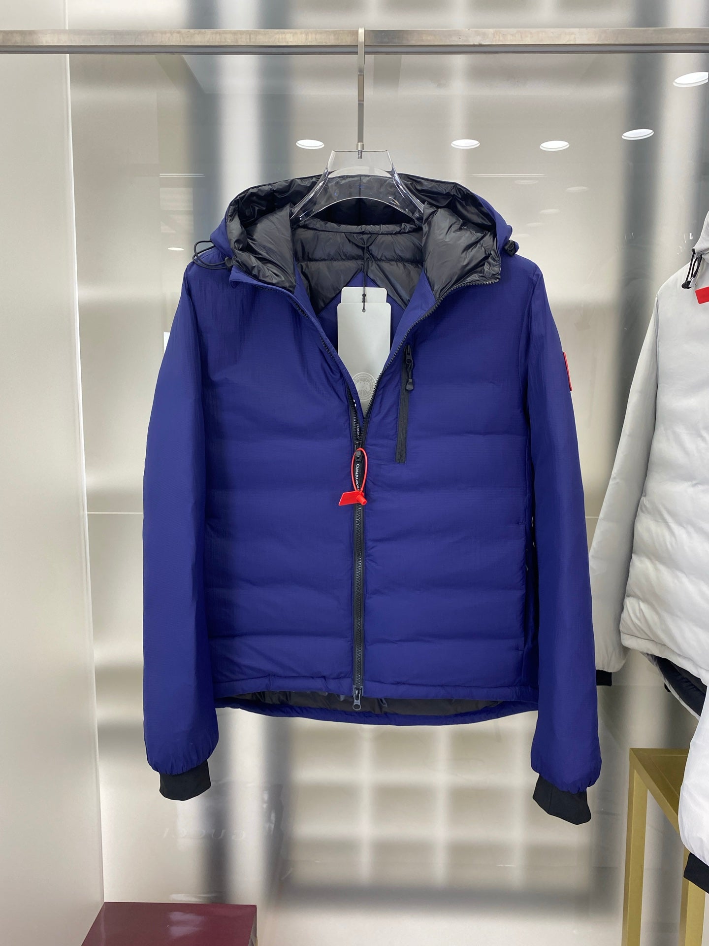 Vibrant Blue Canada Goose Crofton Puffer Jacket For Cold - Weather Adventures