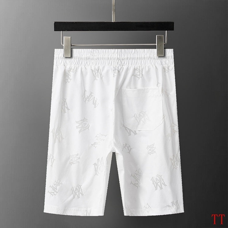 Men's AMIRI White Logo - Printed T - Shirt And Shorts Set