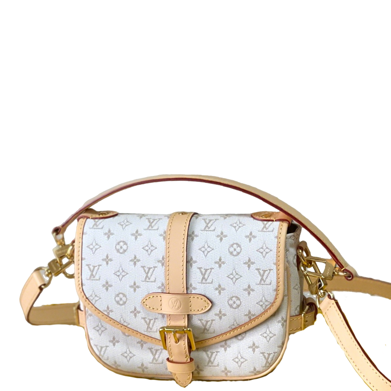 Stylish Louis Vuitton Handbag with Classic Monogram Pattern and Adjustable Strap