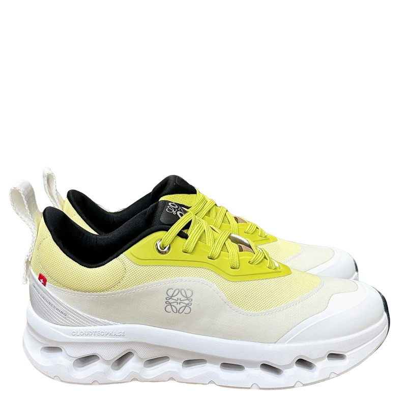 Loewe x On Running Cloudstratus Yellow And White Performance Sneakers