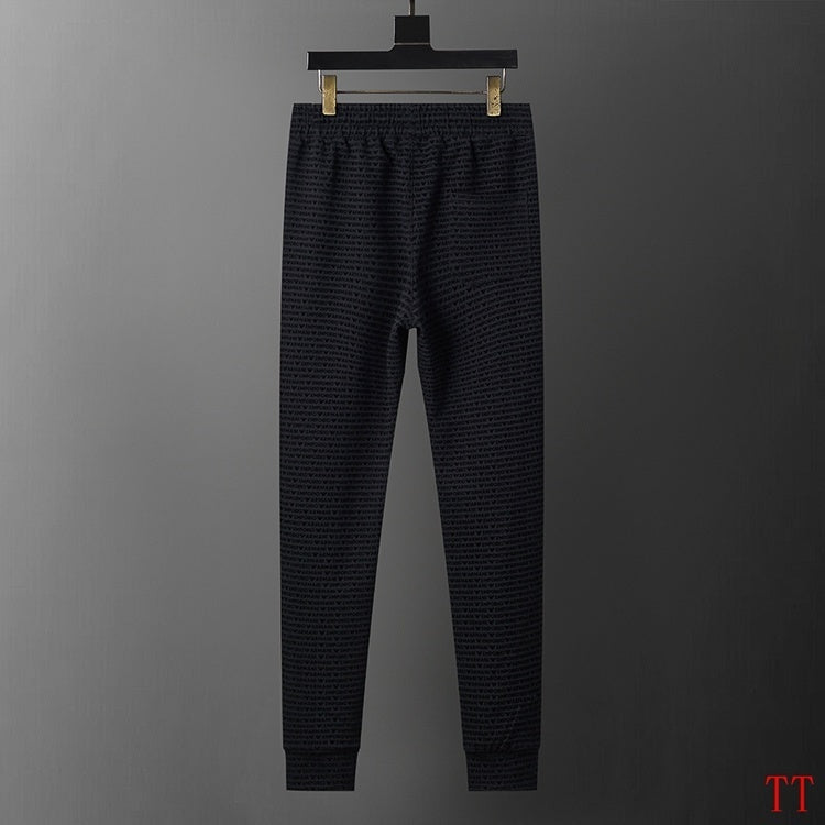 Men's AMIRI Black Textured Zip - Up Jacket And Jogger Set