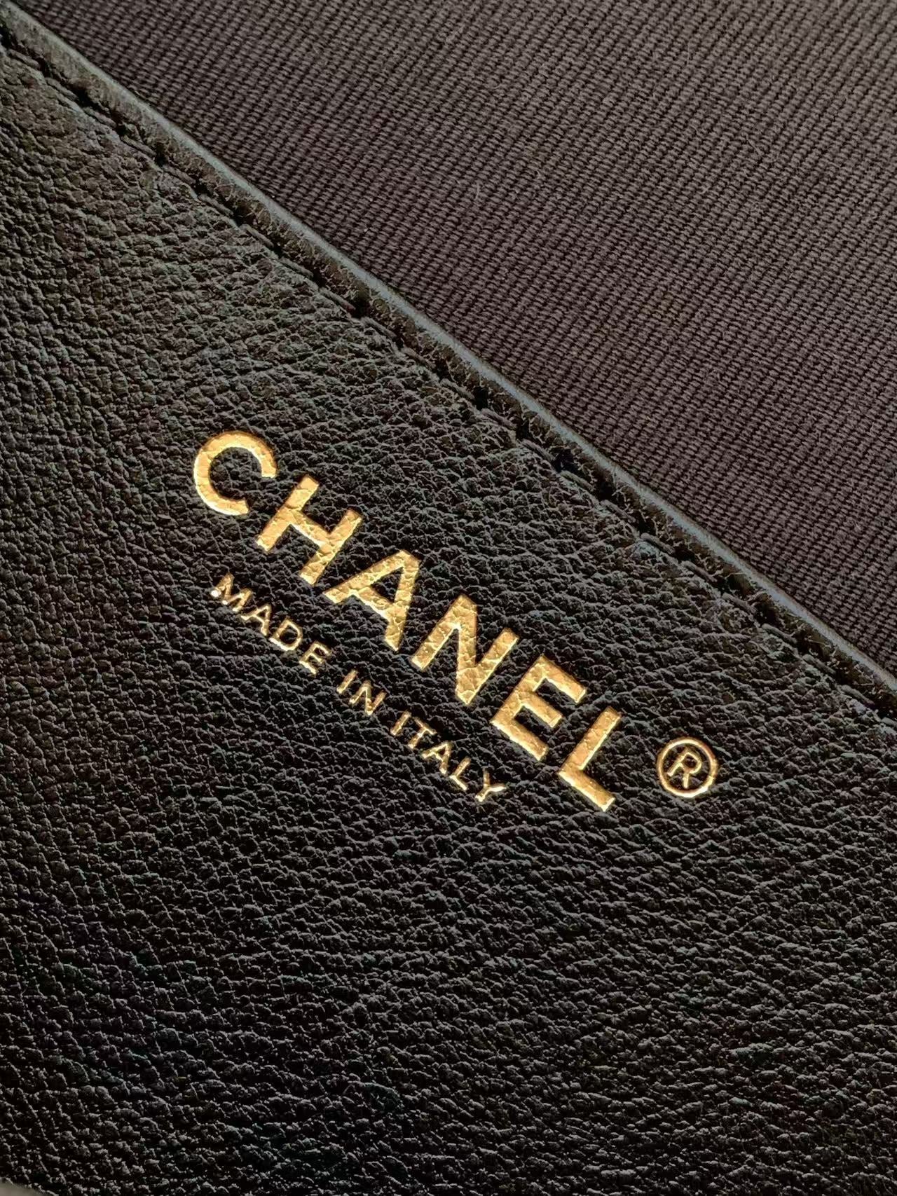 Chanel Black/White Quilted Leather Backpack With Mesh Panels And Gold Tone Chain Details AS5492