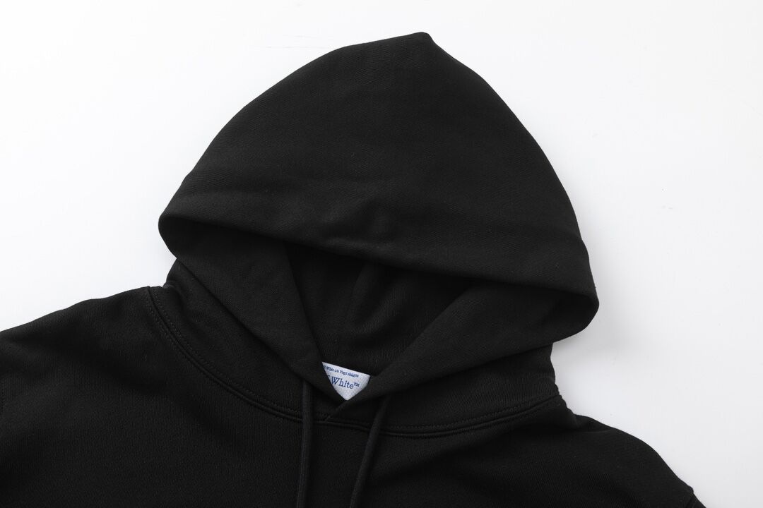 Off White Black Hoodie With Cherubs Car And Floral Art Print Design