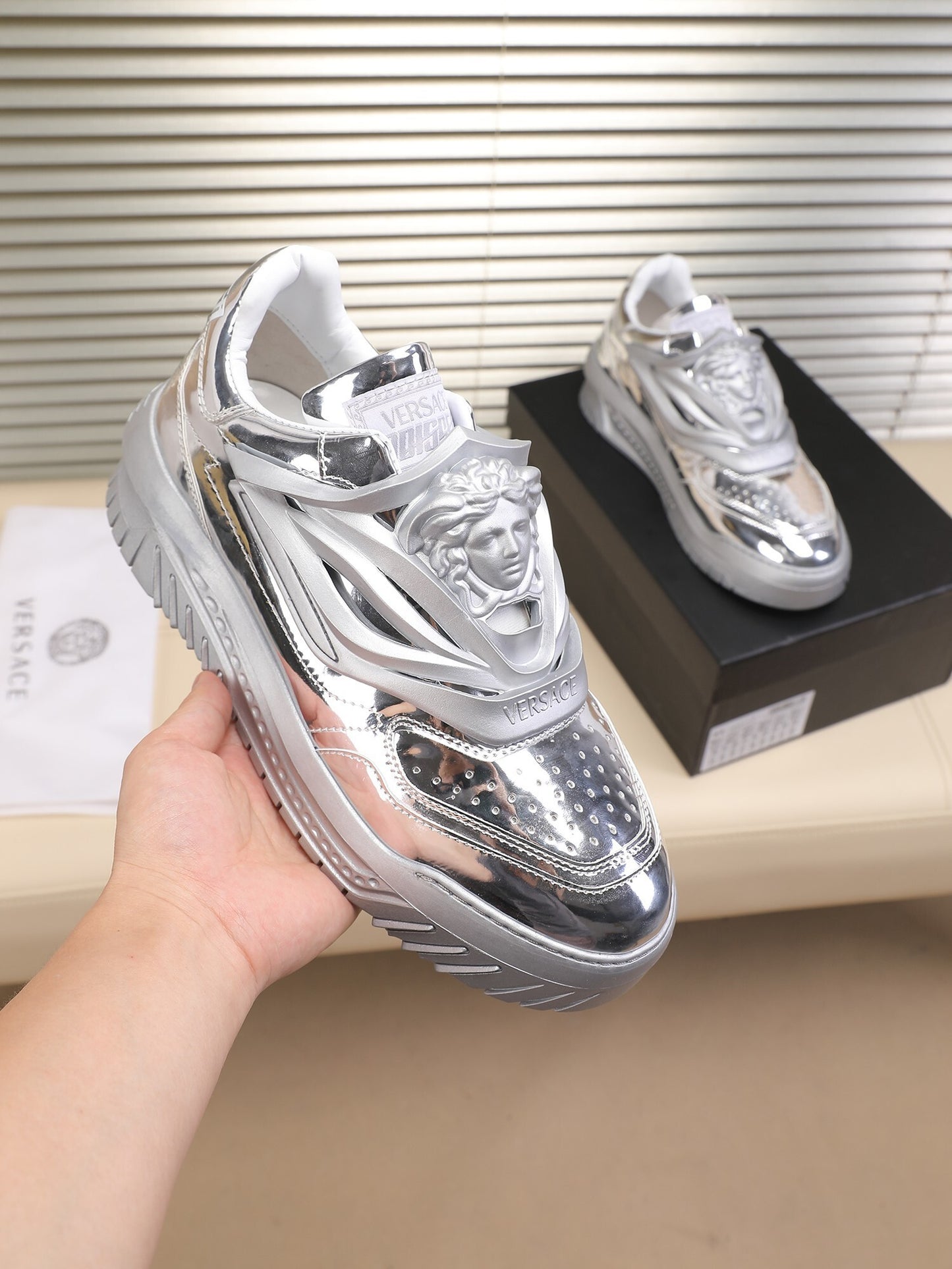 Versace Men's Sneakers Luxury Athletic Fashion Shoes