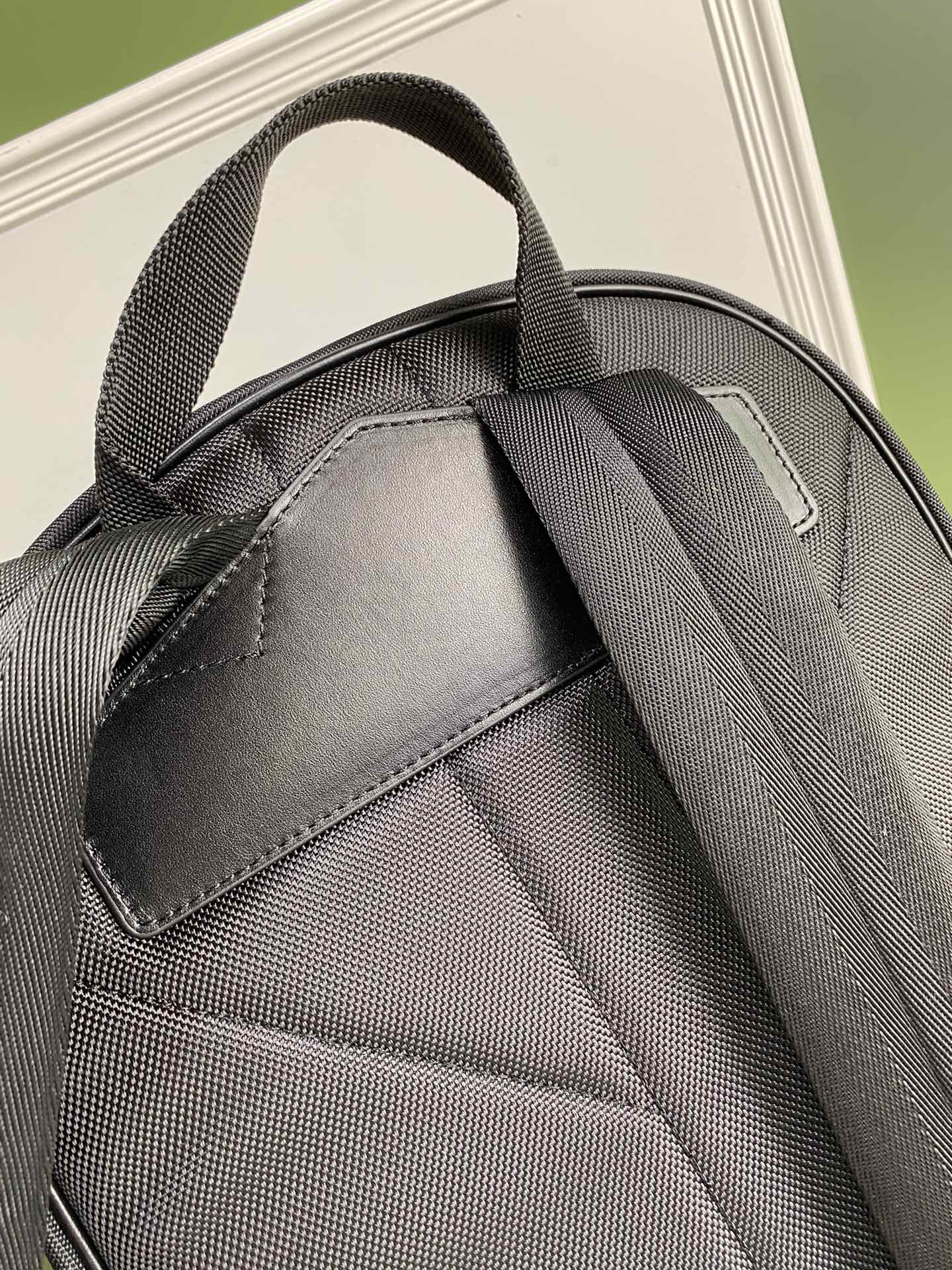 Functional Burberry Backpack With Distinctive Monogram Patch For Urban Adventures And Daily Commutes Style No.30032