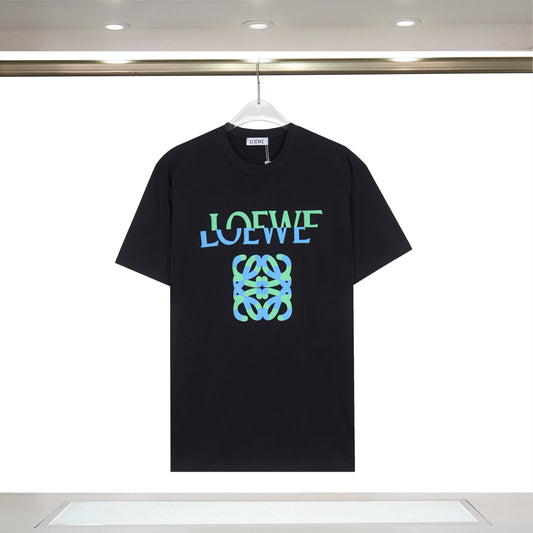 LOEWE White/Black Tee With Colorful Logo And Pattern For Fashion - Forward Outfits