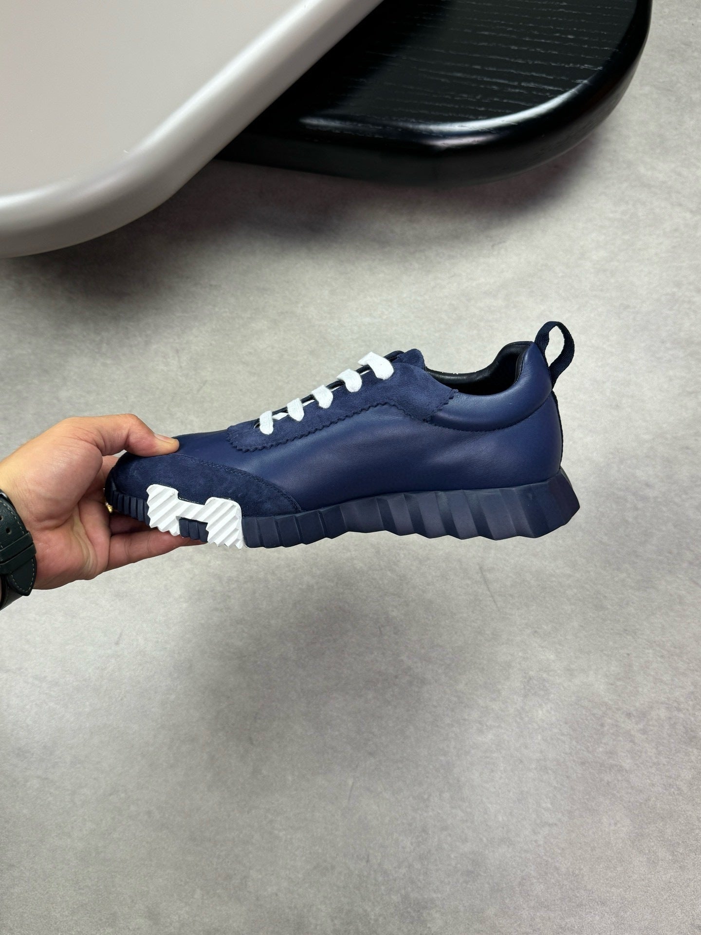Hermes Men's Sneakers Luxury Leather Fashion Sneakers