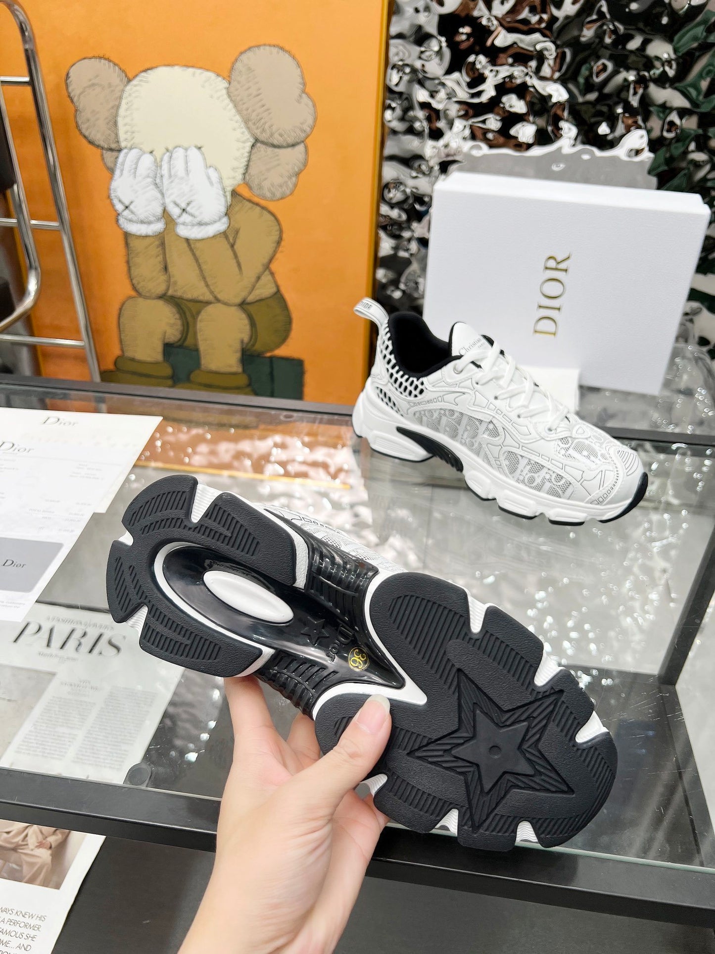Women's Dior Sneakers With Unique Design And Comfort