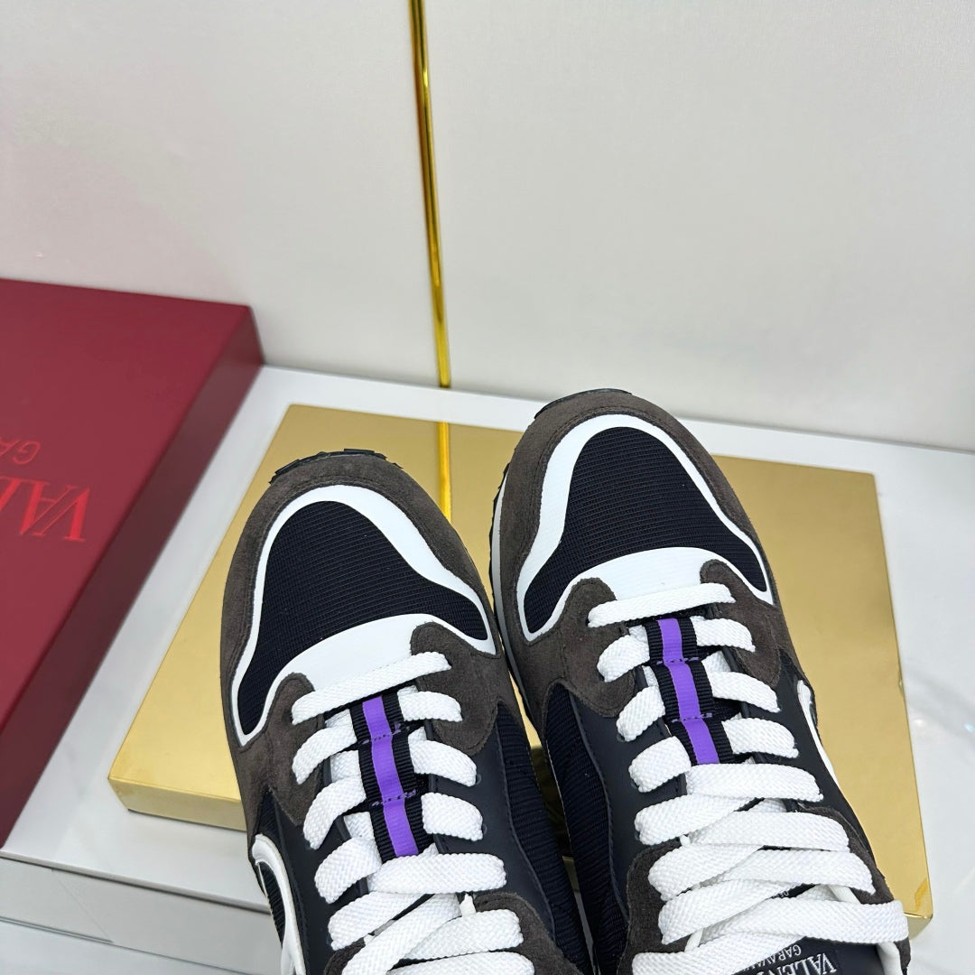 Valentino Garavani Stylish Color - Block Casual Sneakers For Trendsetters
