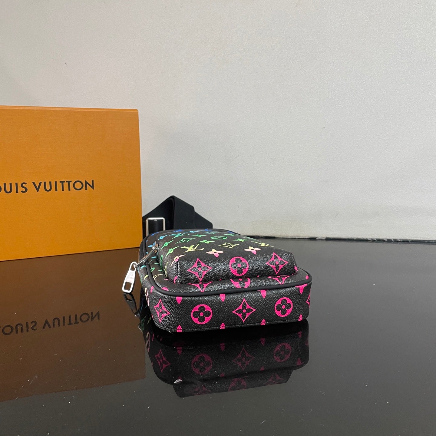 Louis Vuitton Colorful Monogram Canvas Sling Bag with Distinctive Design Elements M13963