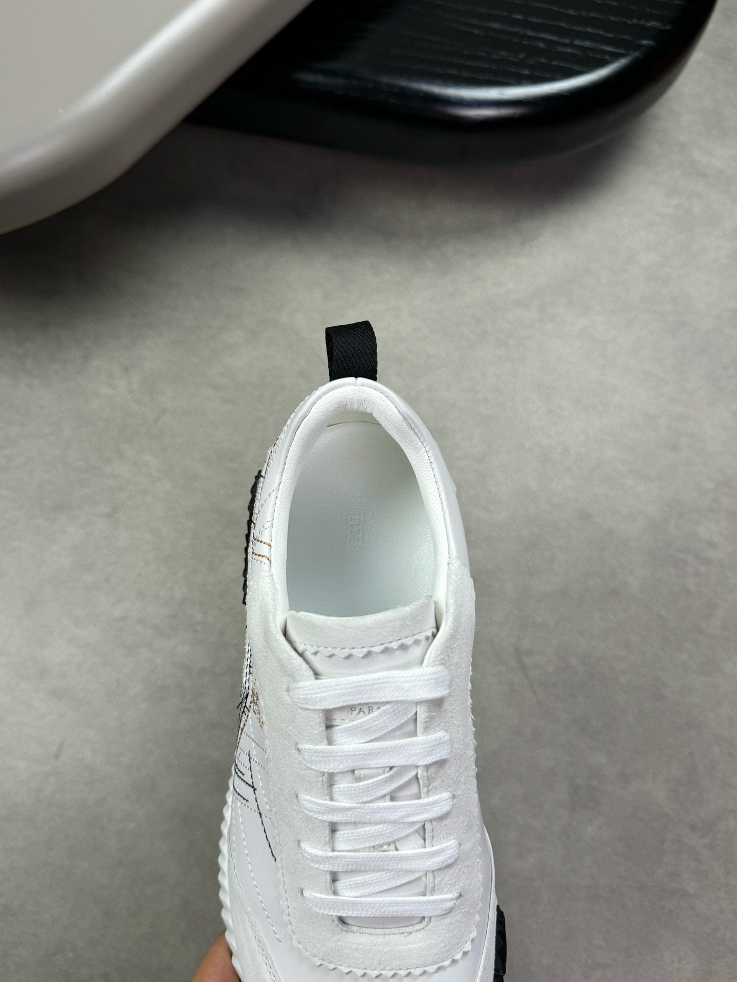 Hermes Men's Sneakers Luxury Leather Fashion Sneakers