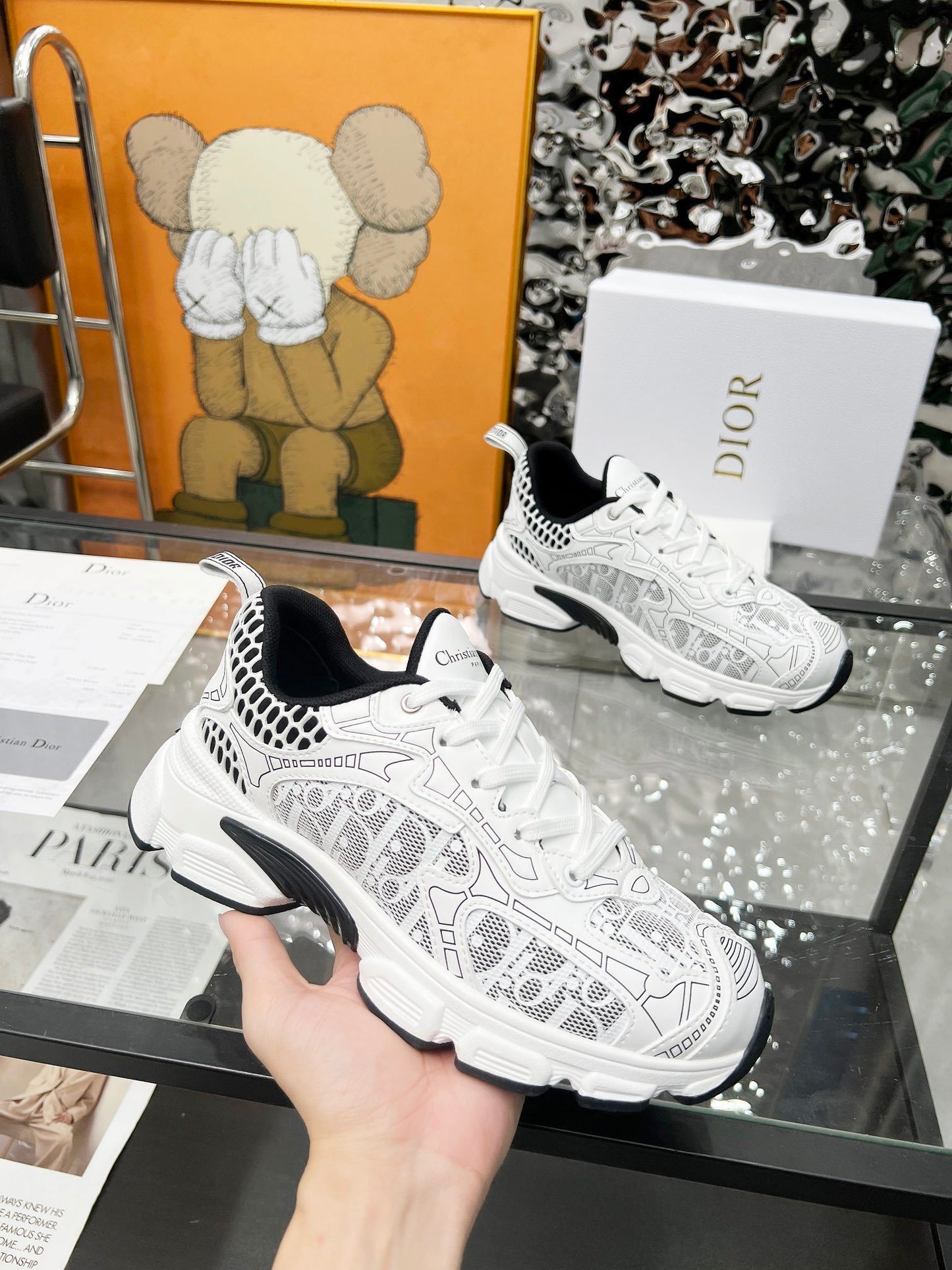 Women's Dior Sneakers With Unique Design And Comfort