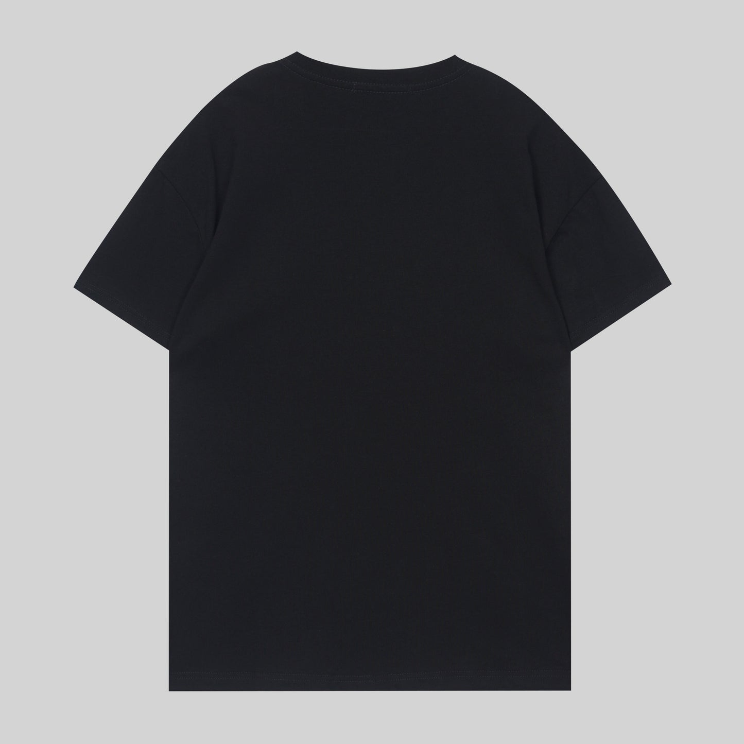 Alexander McQueen Black/White T - Shirt With Bold White McQ Brush - Stroke Lettering