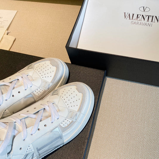 Valentino Men's Luxury Sneakers Fashion Mesh Design Casual Athletic Shoes