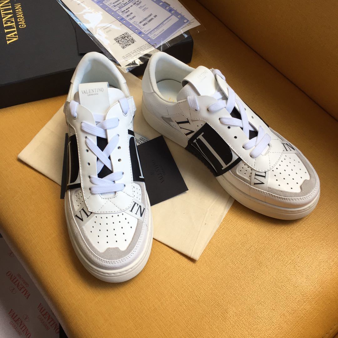 Valentino Unisex Sneakers VLTN Logo Luxury Fashion Sneakers