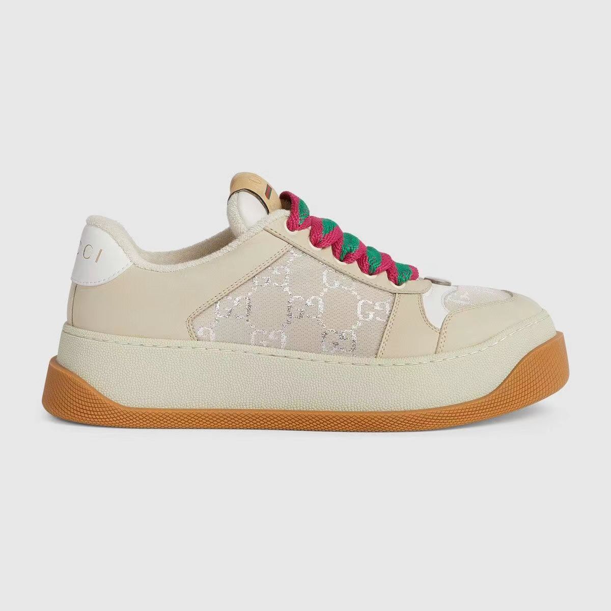 Gucci Unisex Fashionable Sneakers With Distinctive GG Pattern