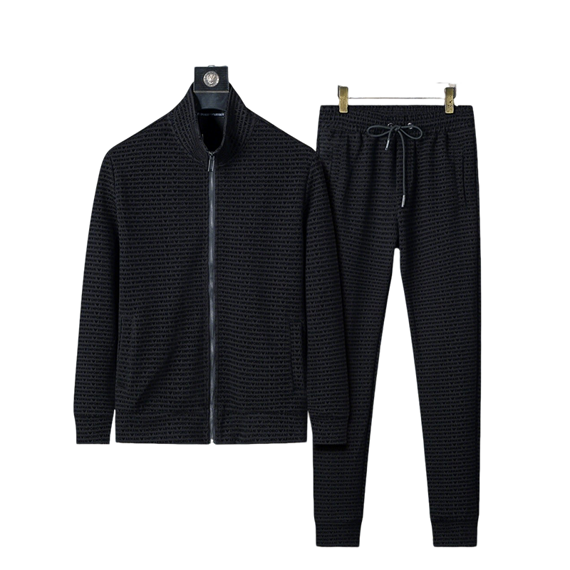 Armani Men's Luxury Tracksuit Set For Stylish Casual Wear