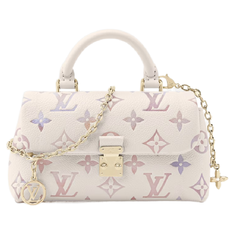 Exquisite Louis Vuitton Handbag With Colorful Monogram And Gold Accents For Trendsetters