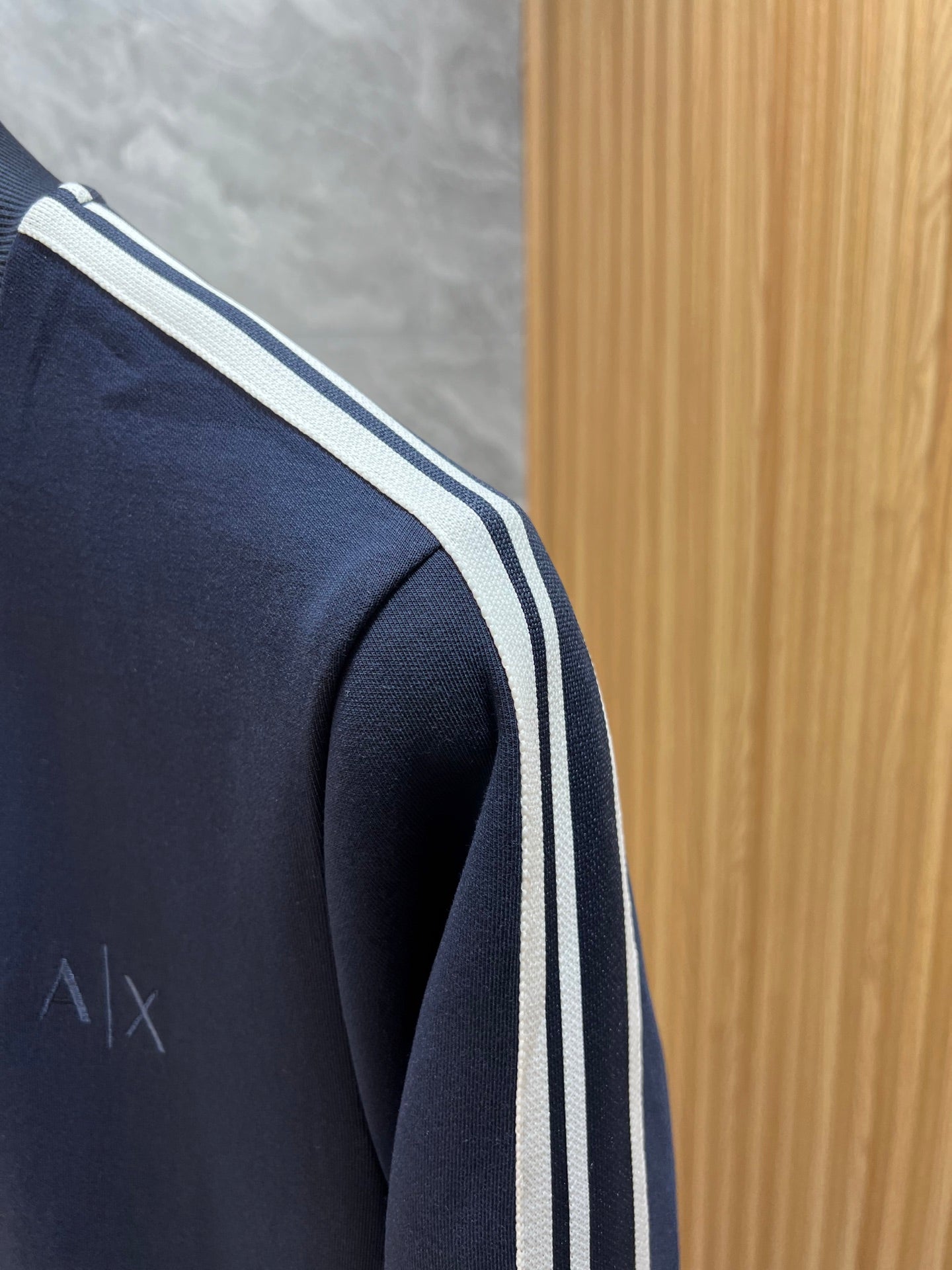 Armani Exchange Men's Navy Blue Tracksuit For Elevated Casual Style