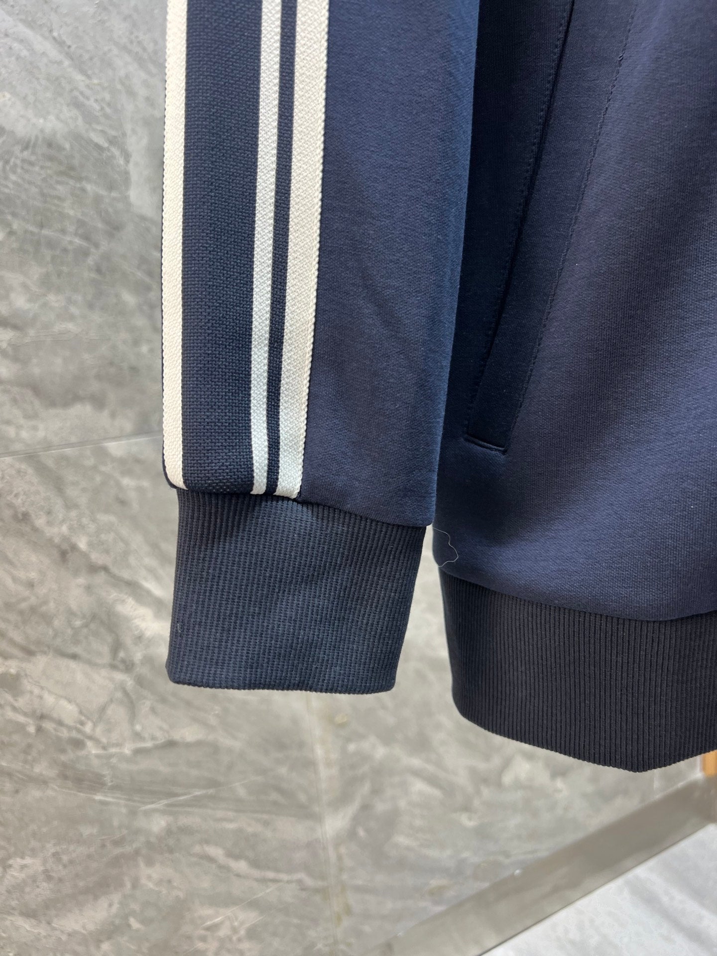 Armani Exchange Men's Navy Blue Tracksuit For Elevated Casual Style