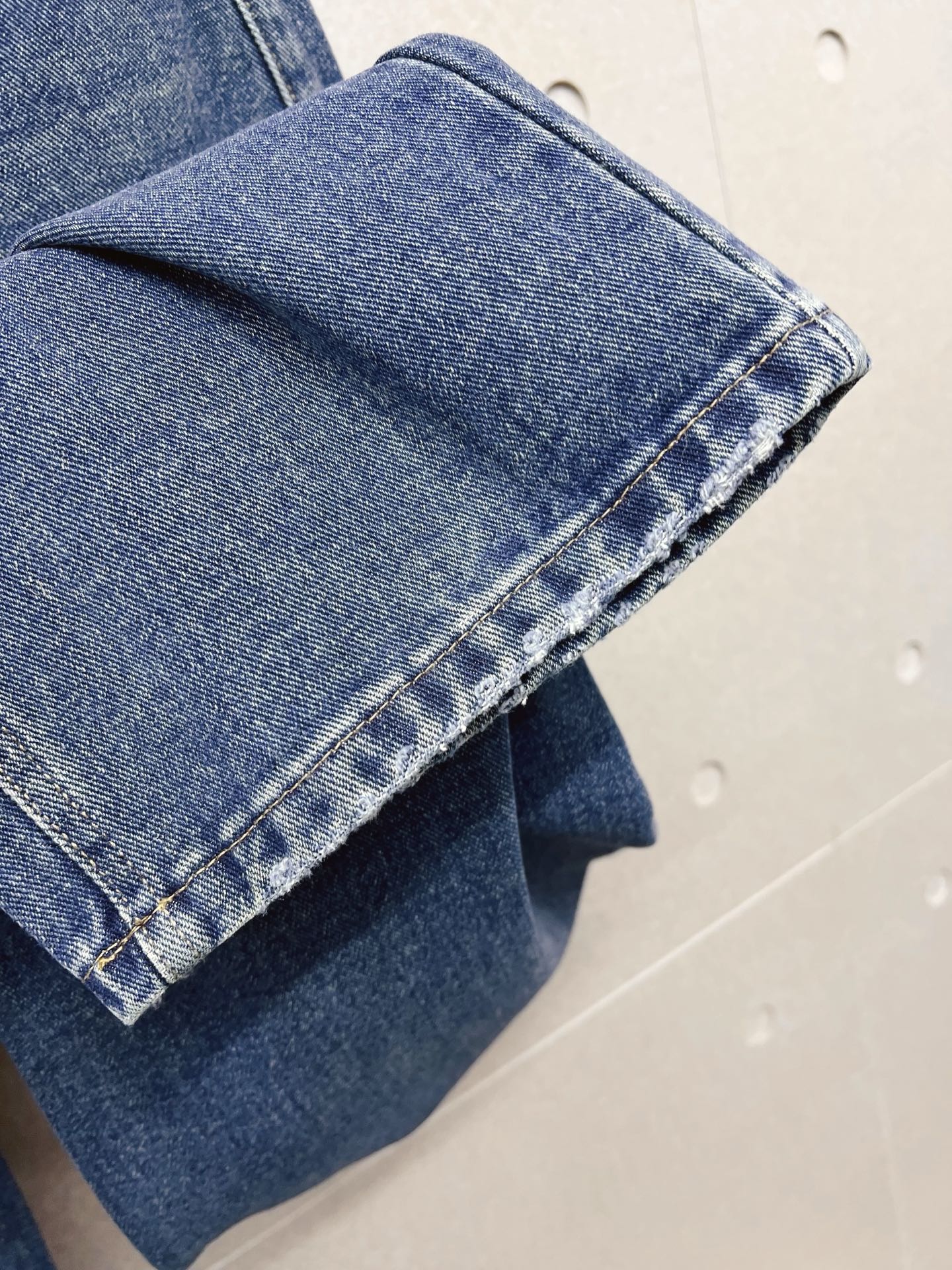 Burberry Men's Blue Denim Jeans With Classic Design