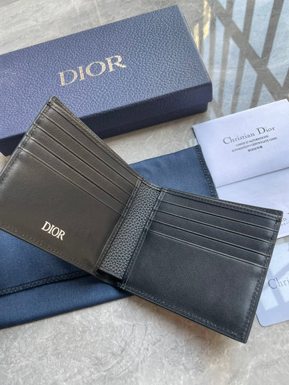 Sophisticated Dior Men's Wallet With Embossed Monogram And Premium Leather 2ESBH027FLG H00N