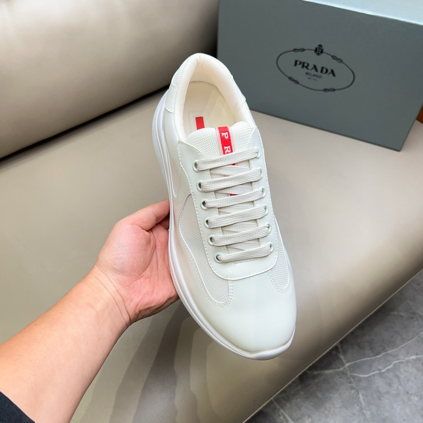 Prada Unisex Sneakers Luxury Fashion Sneakers