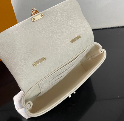 Exquisite Louis Vuitton Handbag With Colorful Monogram And Gold Accents For Trendsetters