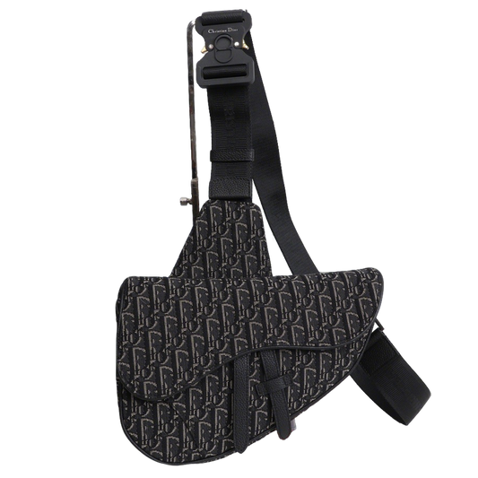 Fashionable Dior Saddle Bag With Signature Monogram And Adjustable Strap ADPO093