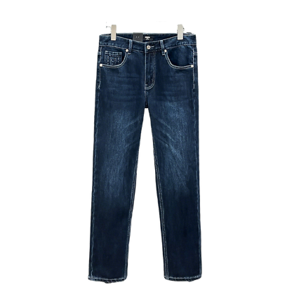 Fendi Classic Dark Blue Denim Jeans For Timeless Elegance