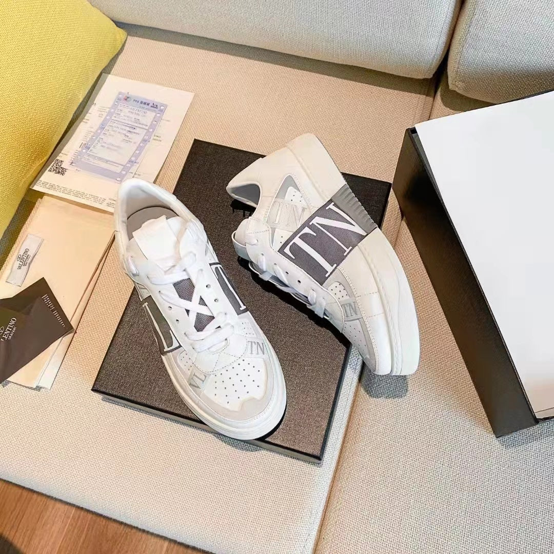 Valentino Unisex Sneakers VLTN Logo Luxury Fashion Sneakers