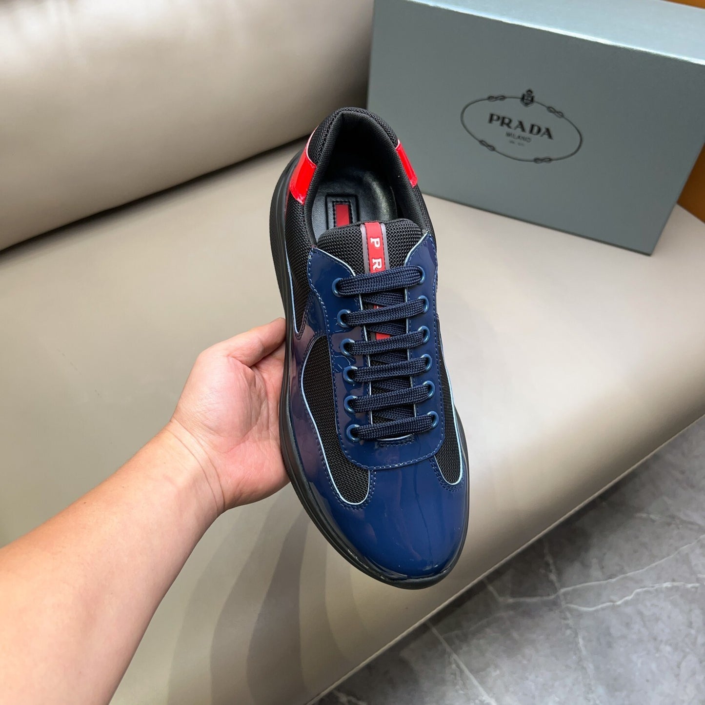 Prada Unisex Sneakers Luxury Fashion Sneakers