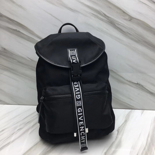 Givenchy Color - Block Nylon Backpack With Logo Strap And Pockets 29913-2
