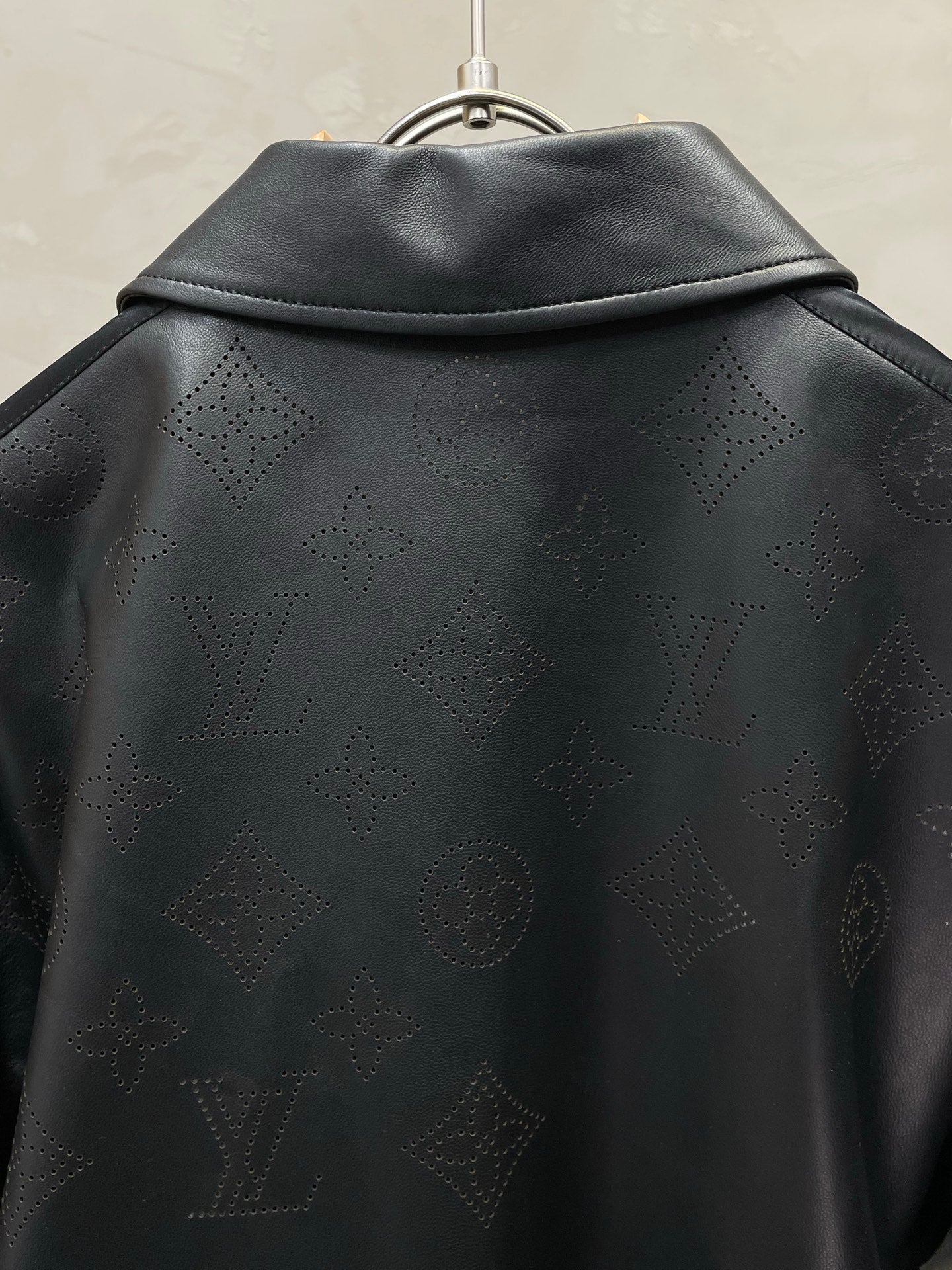 Louis Vuitton Perforated Monogram Leather Jacket