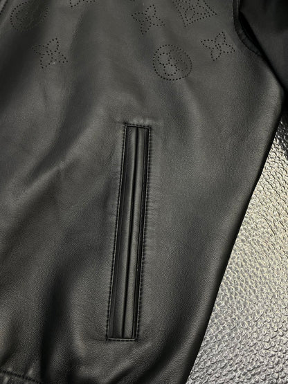 Louis Vuitton Perforated Monogram Leather Jacket