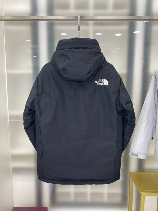 The North Face Black Hooded Puffer Jacket Warm Outdoor Winter Coat