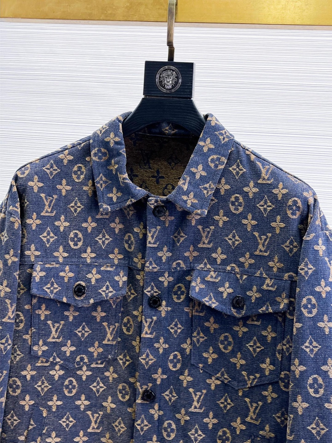 Louis Vuitton Monogram Print Hooded Windbreaker
