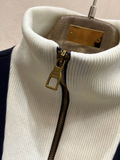 Louis Vuitton Men's Tracksuit Set, Zip-Up Jacket and Sweatpants, Designer Sportswear Outfit