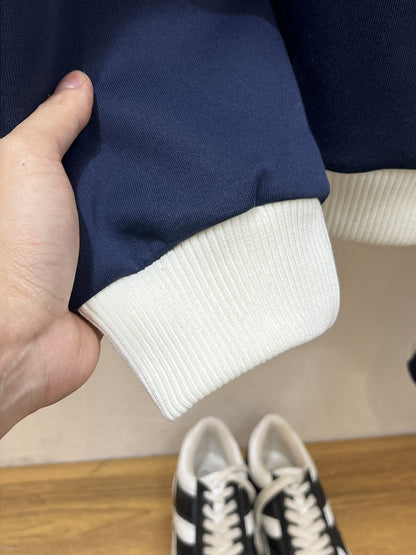 Louis Vuitton Men's Tracksuit Set, Zip-Up Jacket and Sweatpants, Designer Sportswear Outfit