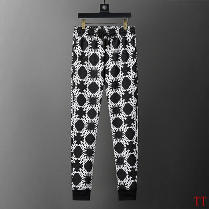 Men's AMIRI Black And White Patterned Hoodie And Jogger Set
