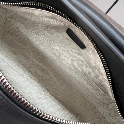 Loewe Black Puzzle Bag With Geometric Design And Top Handle 062329