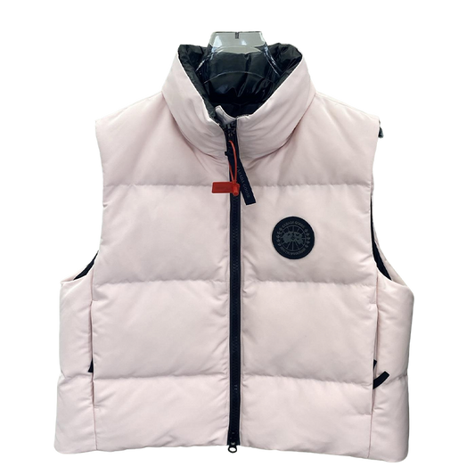 Women's Pink Canada Goose Style Down Vest: Fashionable Winter Essential