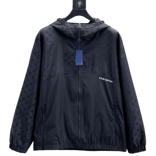 Louis Vuitton Monogram Hooded Windbreaker Jacket for Men