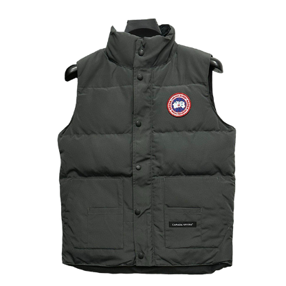Canada Goose Dark Gray Down Vest: Stylish Warmth For Winter